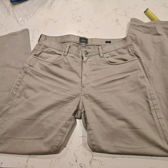 Bixby Nomad Pants Mens 32x30 Gray Chino Flat Front Straight Leg Casual - Picture 1 of 10
